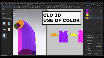 How to change the color of the fabric/garment in clo 3d software | #clo3d #3dart  #preetykhekhaliya