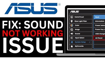 How To FIX SOUND NOT WORKING ON ASUS MONITOR! | BEST NEW METHOD 2025!