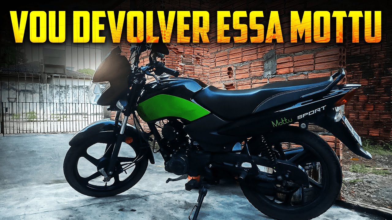 DEVOLUÇÃO! Porque vou devolver minha Mottu Sport?