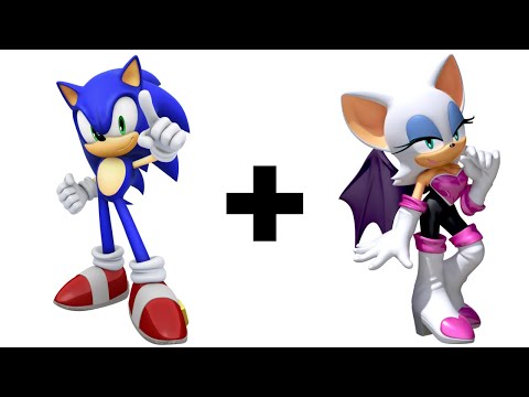 //-Random Sonic Character Fusion-// Sonic the Hedgehog + Rouge the Bat