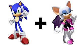 //-Random Sonic Character Fusion-// Sonic the Hedgehog   Rouge the Bat