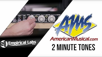 Empirical Labs EL8X 2 Minute Tones - Empirical Labs EL8X Distressor Compressor with British Mod