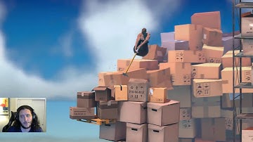 Getting over the fact that I just lost all my progress in "Getting Over It, With Bennett Foddy"