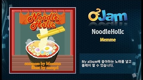 [O2Jam U]  NoodleHolic - Memme by Clarence Wang, Rhythm Game