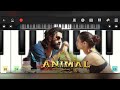 Pahle bhi main piano  animal  vishal mishra  mobile piano tutorial  jarzee entertainment