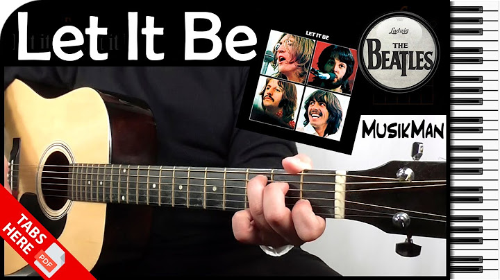 Let It Be Guitar version - Guitar performance video thumbnail