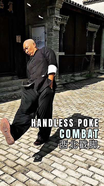 HANDLESS FOOT POKE - KICKS COMBAT #kungfu #kick