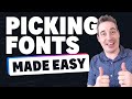 Improve your designs with these simple tricks to picking fonts