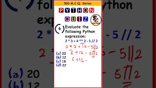 MCQ #4 | Python MCQs | CBSE Class 12 Computer Science #shorts