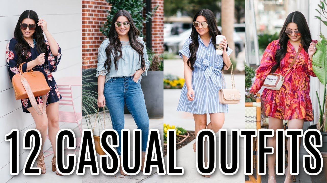 12 CASUAL OUTFIT IDEAS - YouTube
