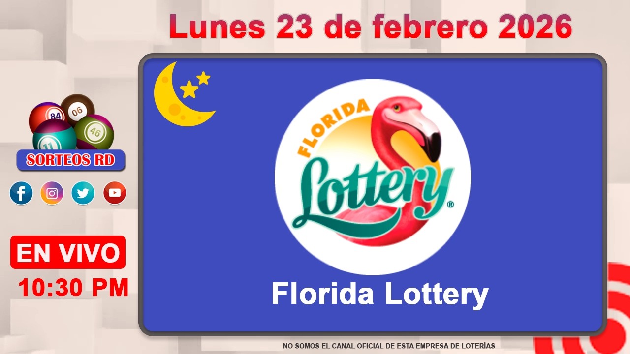 Florida Lottery EN VIVO | Lunes 23 de febrero 2026 #floridalottery ...