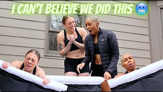 WE DID THE ICE BATH CHALLENGE!!