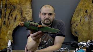 видео: Нож Удальцова Владимира. ТО Черепанова.А. Ванадис 10. Линзовидная заточка. Заточка с ошибкой. картинка: Нож Удальцова Владимира. ТО Черепанова.А. Ванадис 10. Линзовидная заточка. Заточка с ошибкой.