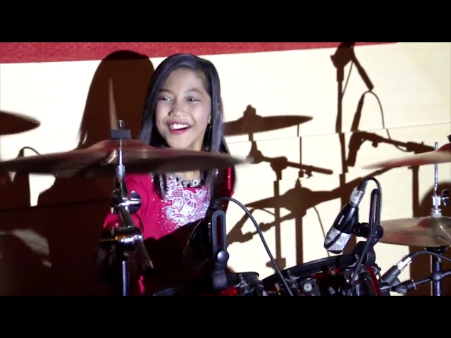 Final Countdown Live Drum Cover   Nur Amira Syahira class=