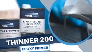 TotalBoat Epoxy Primer Thinner 200 Marine Solvent (Quart) 32 Fl Oz