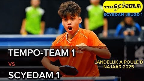 𝐓𝐞𝐦𝐩𝐨-𝐓𝐞𝐚𝐦 𝟏 - 𝐒𝐜𝐲𝐞𝐝𝐚𝐦 𝟏 | Landelijk A Poule B | Najaar 2025
