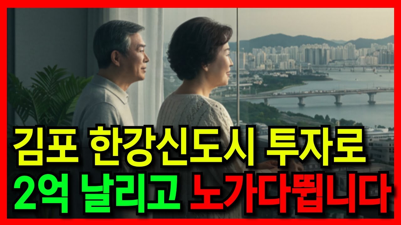 《노후 자금 사연》 김포 한강신도시 투자 실패로 2억 날린 60대 부부 l 투자 l 창업 l 부동산 l 재무설계 l 금융교육