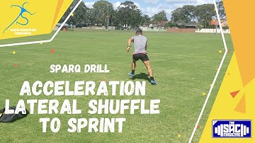 SPARQ Drill Acceleration Lateral Shuffle to Sprint