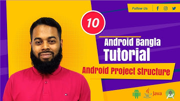 Hello World  & Android Project Structure | Android Bangla Tutorial | Code With Golam Kibrea -10