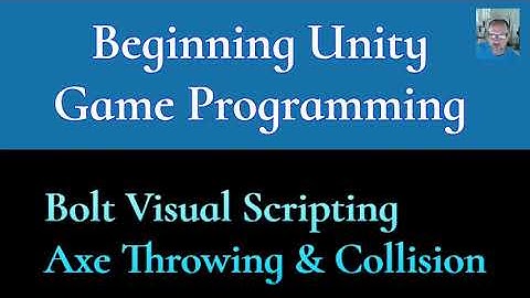Unity Programming ; 5 minute Bolt tutorial part 2, Throwing with force and destroying on a collision