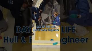 Day in the Life of an Hull & Body Engineer! #innovation #production #boat