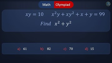 How to find the value of x^2 + y^2 | Math Olympiad Video | ClassClips