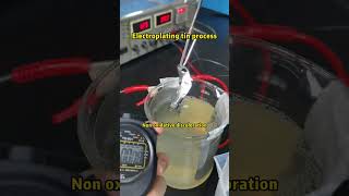 Electroplating tin process