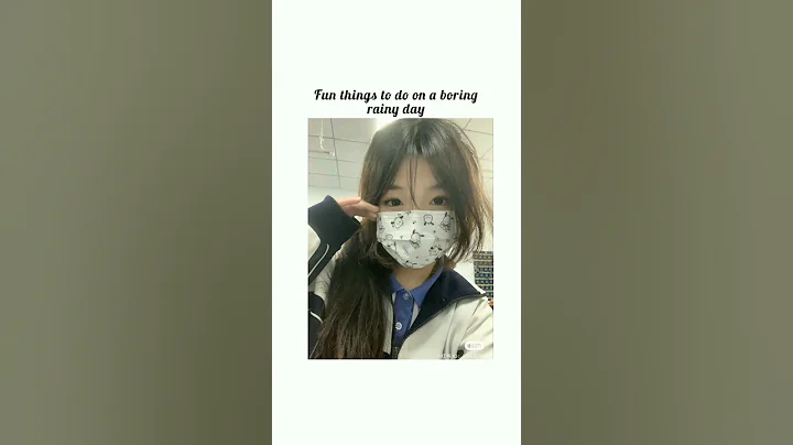 Fun things to do on a boring rainy day/ pt 1 #aesthetic #fun #shorts #rainyday