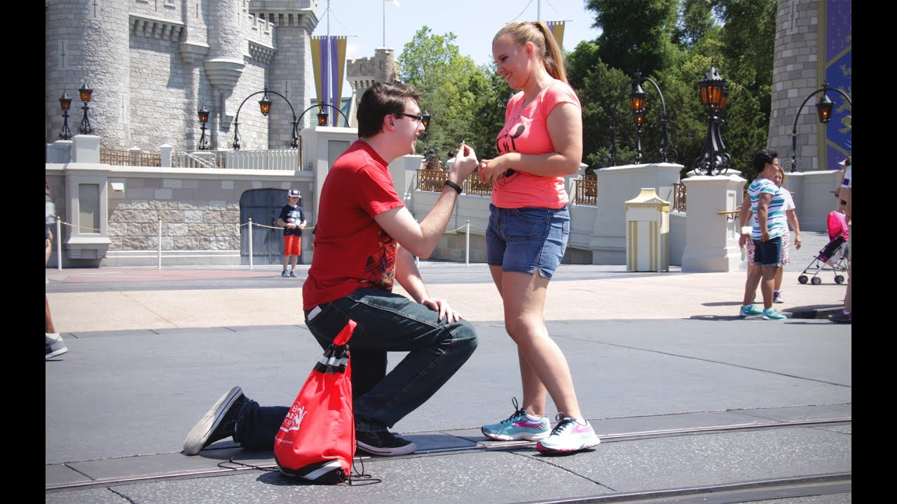 Cutest Disney World Wedding Proposal Youtube