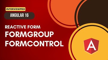 [25] Angular 16 | Reactive Forms | FormGroup | FormControl