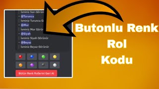 BDFD Butonlu Renk Rol Sistemi Otomatik / Maze Development