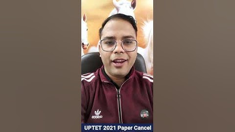 UPTET 2021 Paper Cancel | UPTET 2021 Exam Cancel #shorts