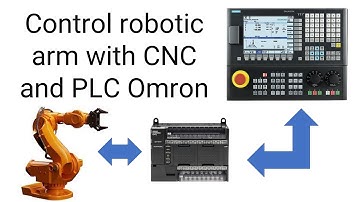 Control robotic arm with CNC and PLC Omron-Part 3