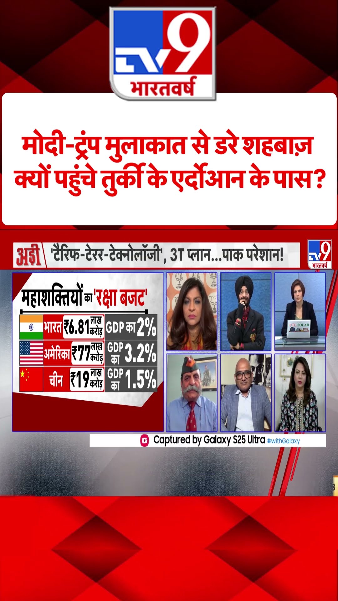 PM Modi US Visit :मोदी-ट्रंप मुलाकात से डरे शहबाज़ क्यों पहुंचे तुर्की के एर्दोआन के पास? | #shorts