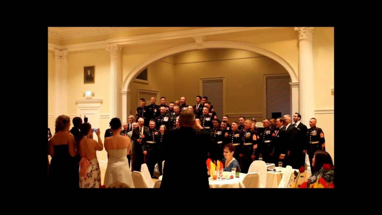 Marines Sing Marine Corps Hymn YouTube