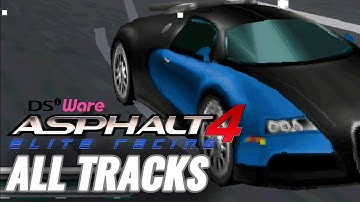 Asphalt 4: Elite Racing (DSi) - All Tracks