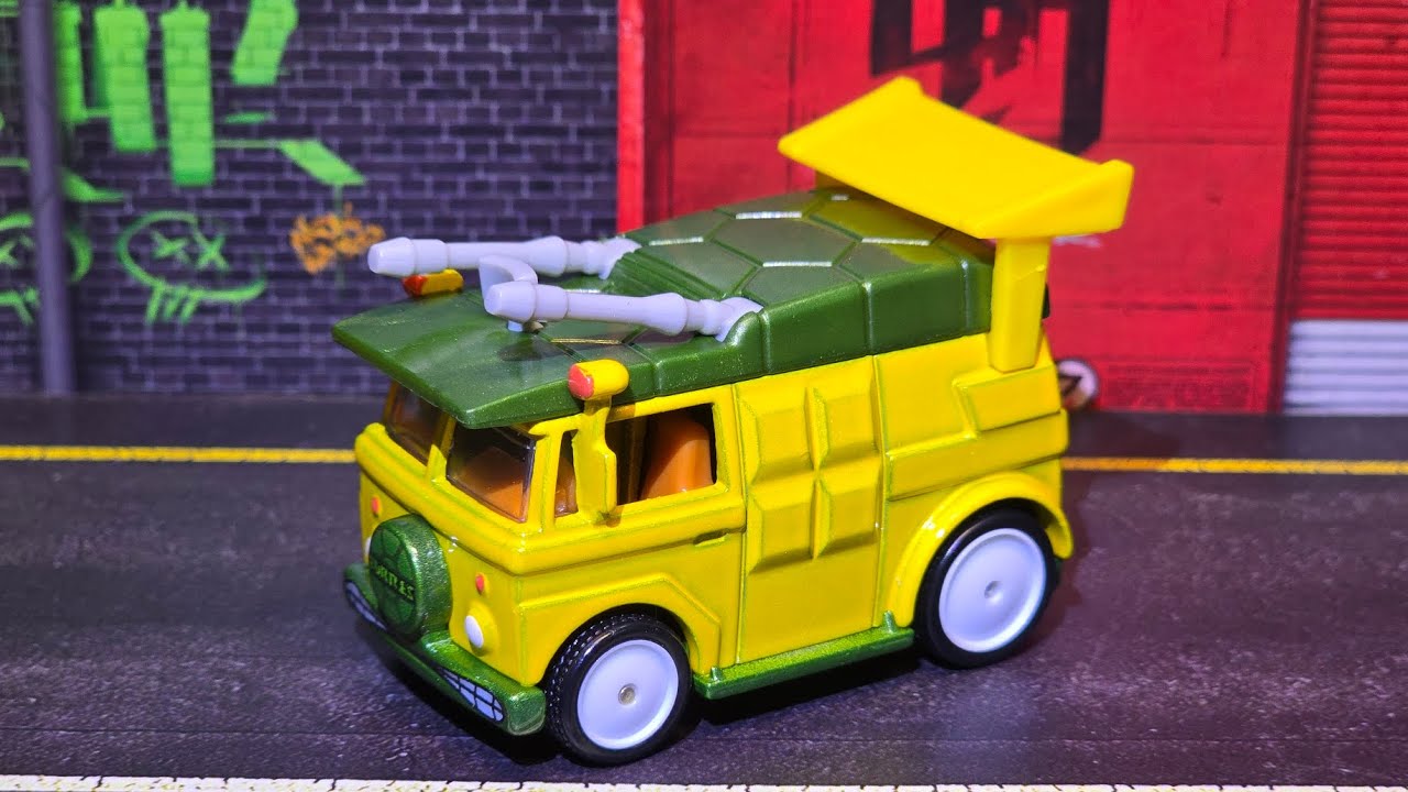 Party Wagon - TMNT - Hotwheels Premium - Pop Culture - Unboxing