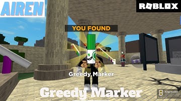 Greedy Marker Find the Markers Roblox