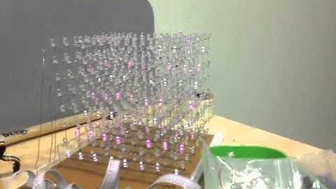 3D LED 8x8x8 Cube using PIC Microcontroller