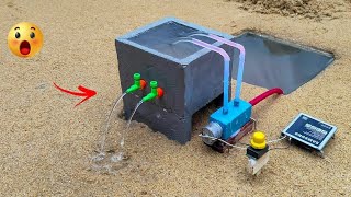 diy tractor making concrete water tanker | water pump | @sunfarming7533 @mrminitopics