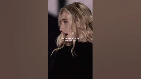 Youngest model #victoriasecret #catwalktour #supermodel #fashion #runway #model #catwalk