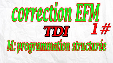Exercice 1 EFM Programmation structurée Language C (Darija)