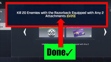 Kill 20 enemies with the razorback equipped with any 2 attachments