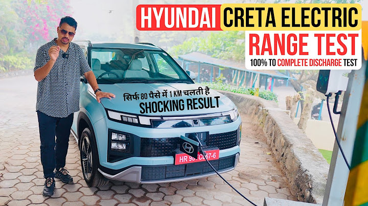Hyundai Creta Electric Range Test (100% To 0% Battery Exhausted) - SHOCKING RESULT