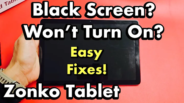 Zonko Tablet: Black Screen, Won't Turn On? Easy Fixes!