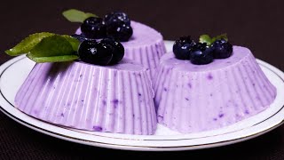 Nur Hüttenkäse und Blaubeeren  so einfach und so lecker! Einfaches Dessert in 5 Minuten!