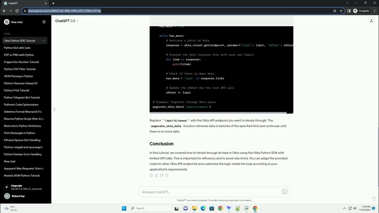 How to iterate through all the data through okta api with limited calls ...