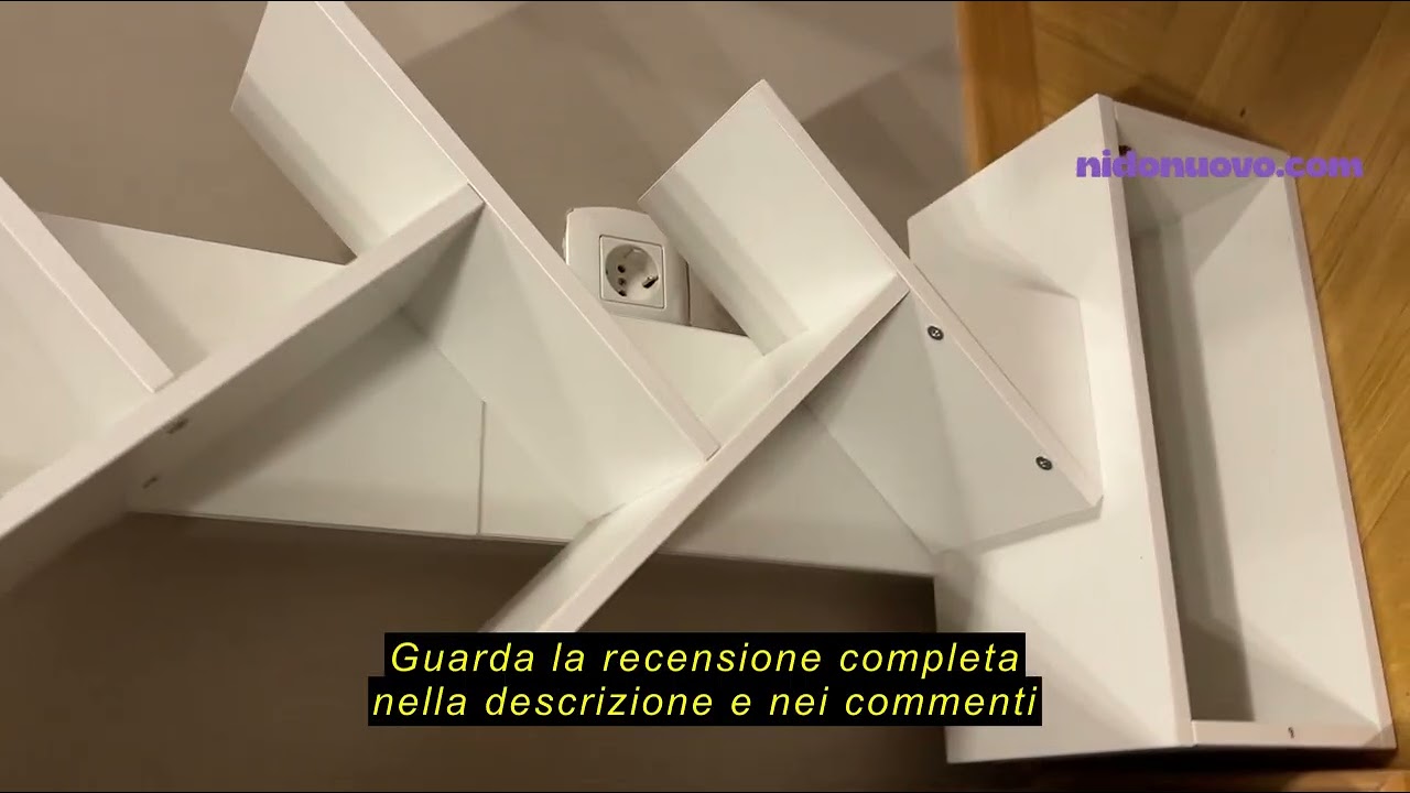 Recensione del YMYNY Libreria ad Albero, Scaffale a 6 Ripiani, Libreria alta con Cassetti, Moderna A