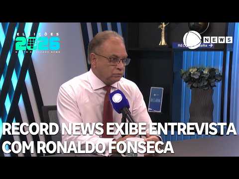 2026 Elections: Record News airs interview with Ronaldo Fonseca (PSD/DF)