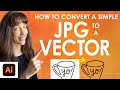 How to Convert a Simple Black and White Image to Vector in Adobe Illustrator